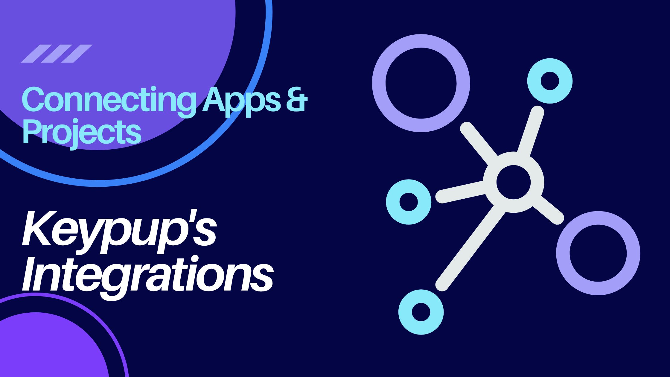 Connecting Apps and Enabling Projects in Keypup